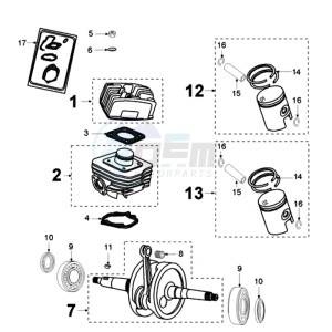 FOX LX A2 EU drawing CRANKSHAFT