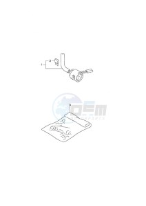 DF 9.9B drawing Remote Cable Electric Starter