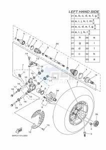 YFM700FWAD GRIZZLY 700 EPS (BLT8) drawing REAR WHEEL