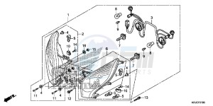 FES125AC drawing HEADLIGHT