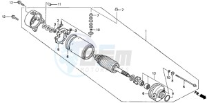 TRX350TE RANCHER ES drawing STARTING MOTOR