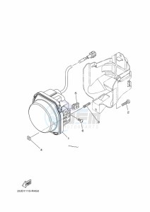 YFM700FWAD GRIZZLY 700 EPS (BLTT) drawing HEADLIGHT