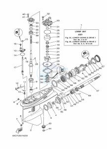 F100BETL drawing PROPELLER-HOUSING-AND-TRANSMISSION-1