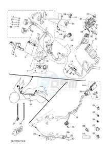 YP125RA X-MAX 125 ABS (BL21 BL21 BL21 BL21) drawing ELECTRICAL 1