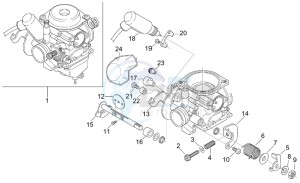 Leonardo 125-150 drawing Carburettor II