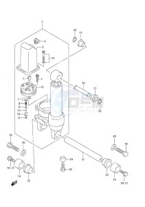 DF 25 drawing Power Tilt Remote Control w/Power Tilt