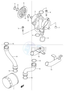 GSX1200 (E4) drawing OIL PUMP