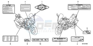 CBF1000S9 Ireland - (EK) drawing CAUTION LABEL