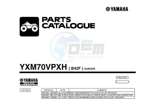 YXM700E YXM70VPXH VIKING EPS (B42F) drawing .1-Front-Page