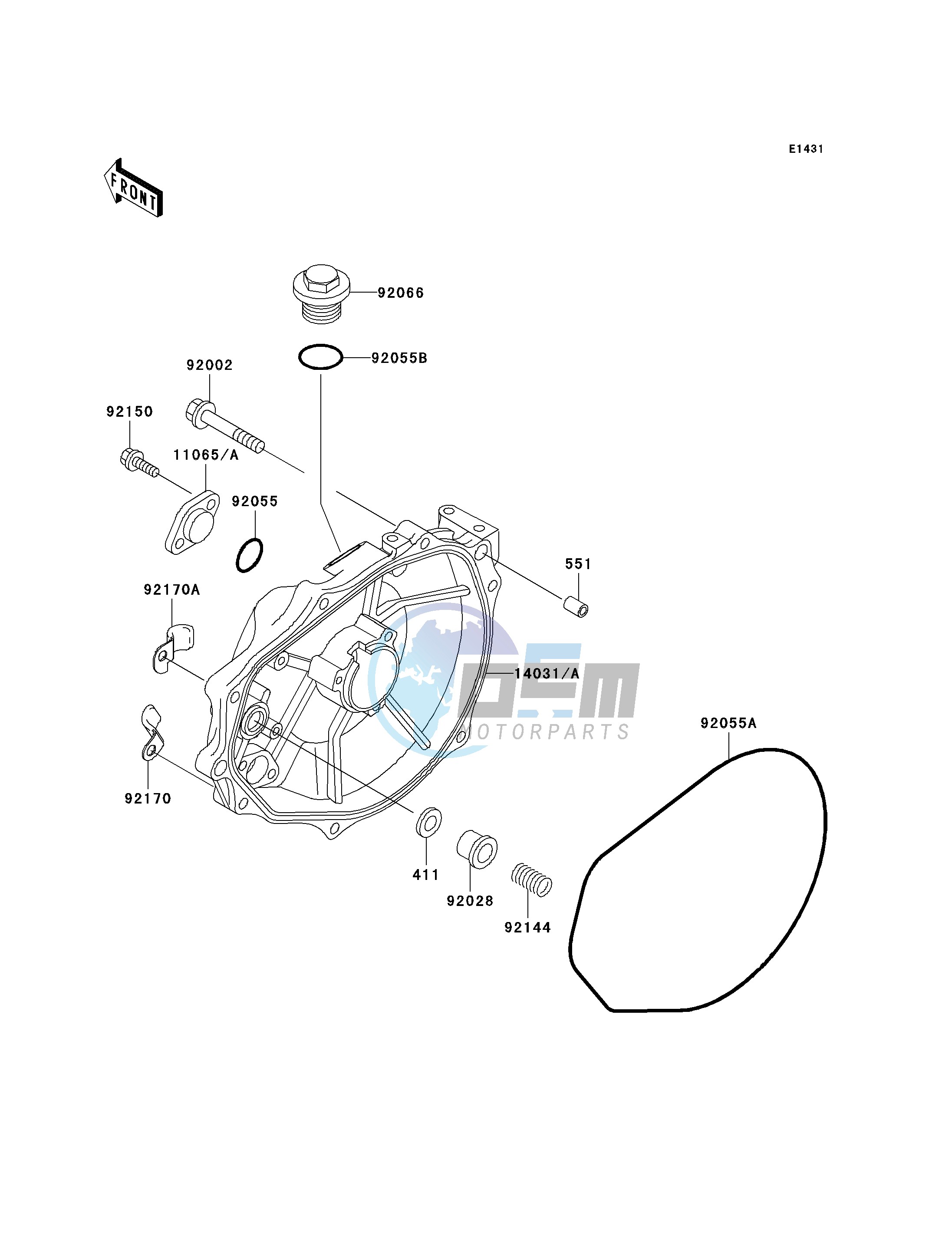 ENGINE COVER-- S- -