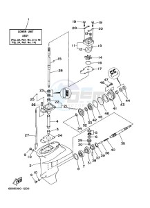 F15AMHL drawing PROPELLER-HOUSING-AND-TRANSMISSION-1