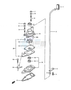 DT 5 drawing Water Pump