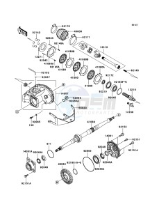 KVF360 KVF360B8F EU drawing Drive Shaft-Rear