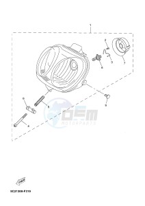 OVETTO 4 50 OVETTO 4 (2ACA) drawing HEADLIGHT