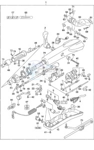 DF 90A drawing Tiller Handle