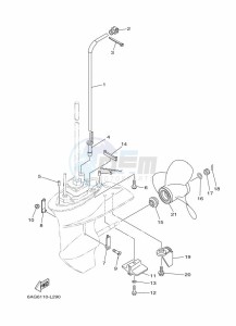 F15CEH drawing PROPELLER-HOUSING-AND-TRANSMISSION-2