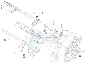 V7 II Racer ABS 750 USA-CND drawing Gear box selector