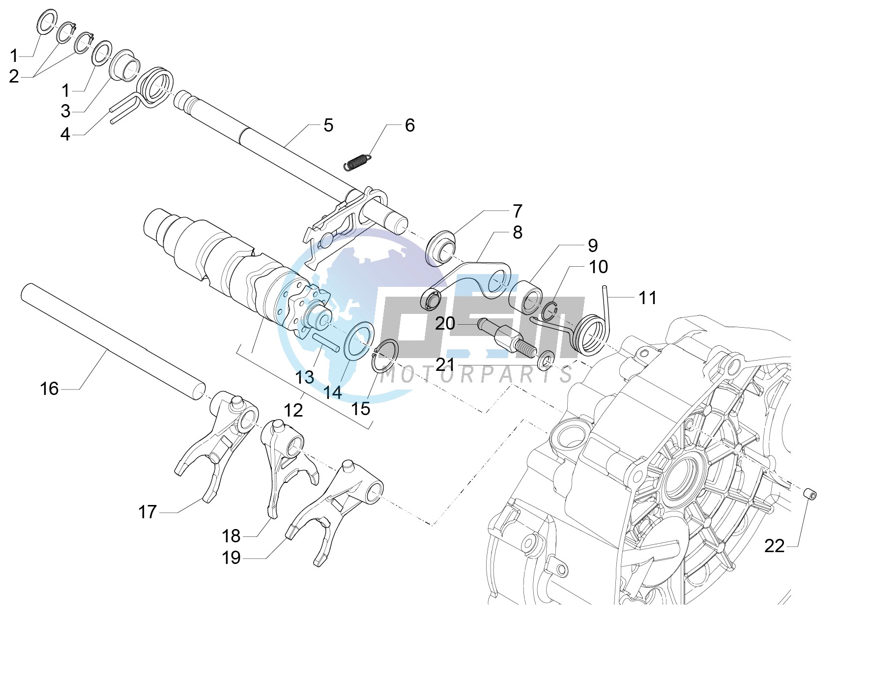 Gear box selector