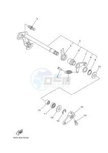 MT07 MT-07 700 (1WSB 1WSC) drawing SHIFT SHAFT