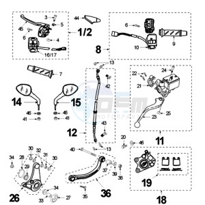 FIGHT LC FR drawing BRAKE SYSTEM *AJP*