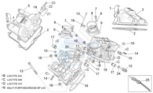 Tuono 1000 drawing Valves cover