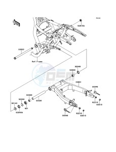 VN1700_CLASSIC_ABS VN1700FCF GB XX (EU ME A(FRICA) drawing Swingarm