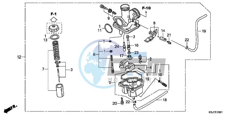 CARBURETOR (CRF100F)