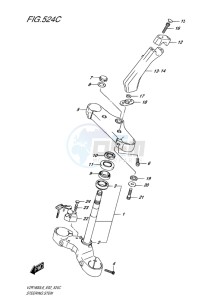 VZR1800BZ BOULEVARD EU drawing STEERING STEM