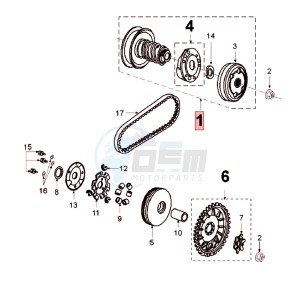 LUDIX 14 RLA ELEGANCE drawing CLUTCH