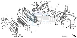 FJS400D9 SI - (SI) drawing AIR CLEANER