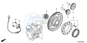 VT750C9 Europe Direct - (ED / MK) drawing STARTING CLUTCH