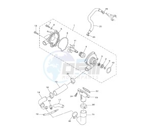 XJ6-S DIVERSION 600 drawing WATER PUMP