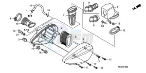 VT750CA9 Korea - (KO / ST) drawing AIR CLEANER