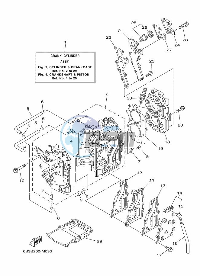 CYLINDER--CRANKCASE