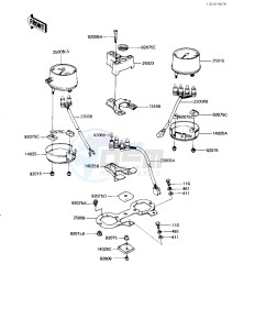 KZ 650 H [CSR] (H3) [CSR] drawing METERS -- 83 H3- -