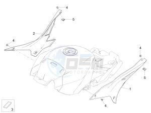 RSV4 1000 RR USA USA drawing Central body