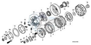 TRX420FMA Europe Direct - (ED / 2ED 4WD) drawing CLUTCH