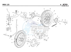 MRX 125 4T drawing WHEELS