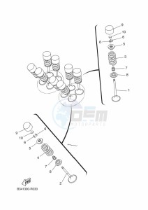 XSR700 MTM690 (BU33) drawing VALVE