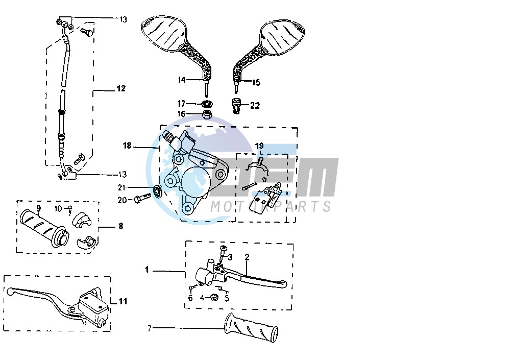 FRONT BRAKE CALIPER HENGTONG