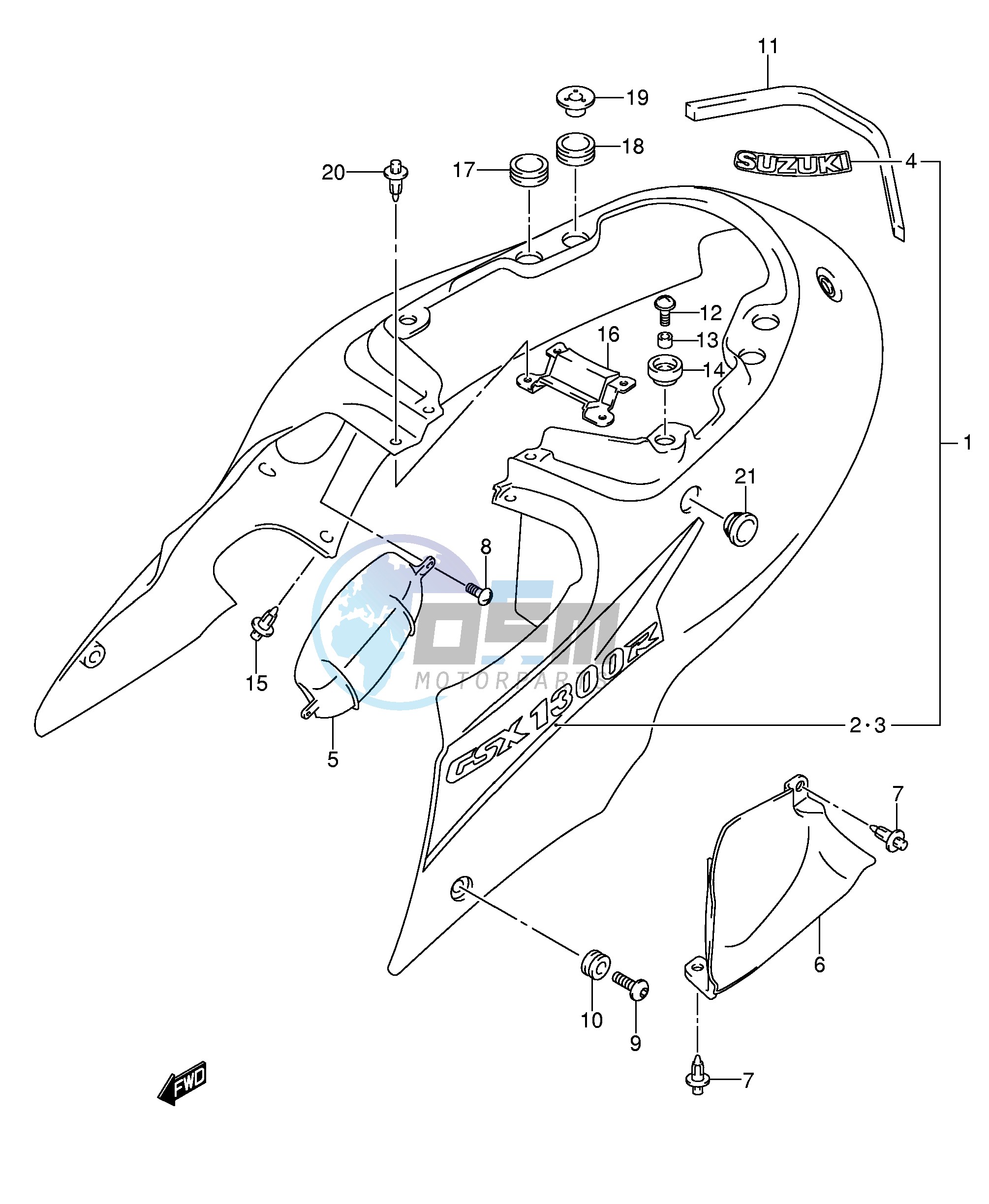 FRAME COVER (MODEL K5)