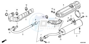 VFR1200XH Europe Direct - (ED) drawing UNDER COWL