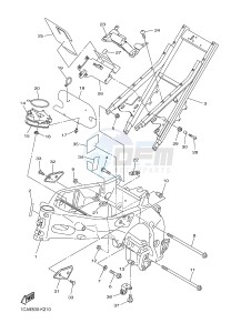 FZ1-S FZ1 FAZER 1000 (1CAK 1CAL) drawing FRAME