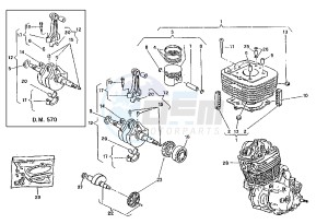 RIVER 500 drawing CRANKSHAFT-CYLINDER