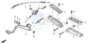 TRX400FA FOURTRAX AT drawing STEP