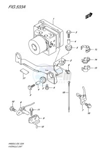 AN650Z ABS BURGMAN EXECUTIVE EU-UK drawing HYDRAULIC UNIT