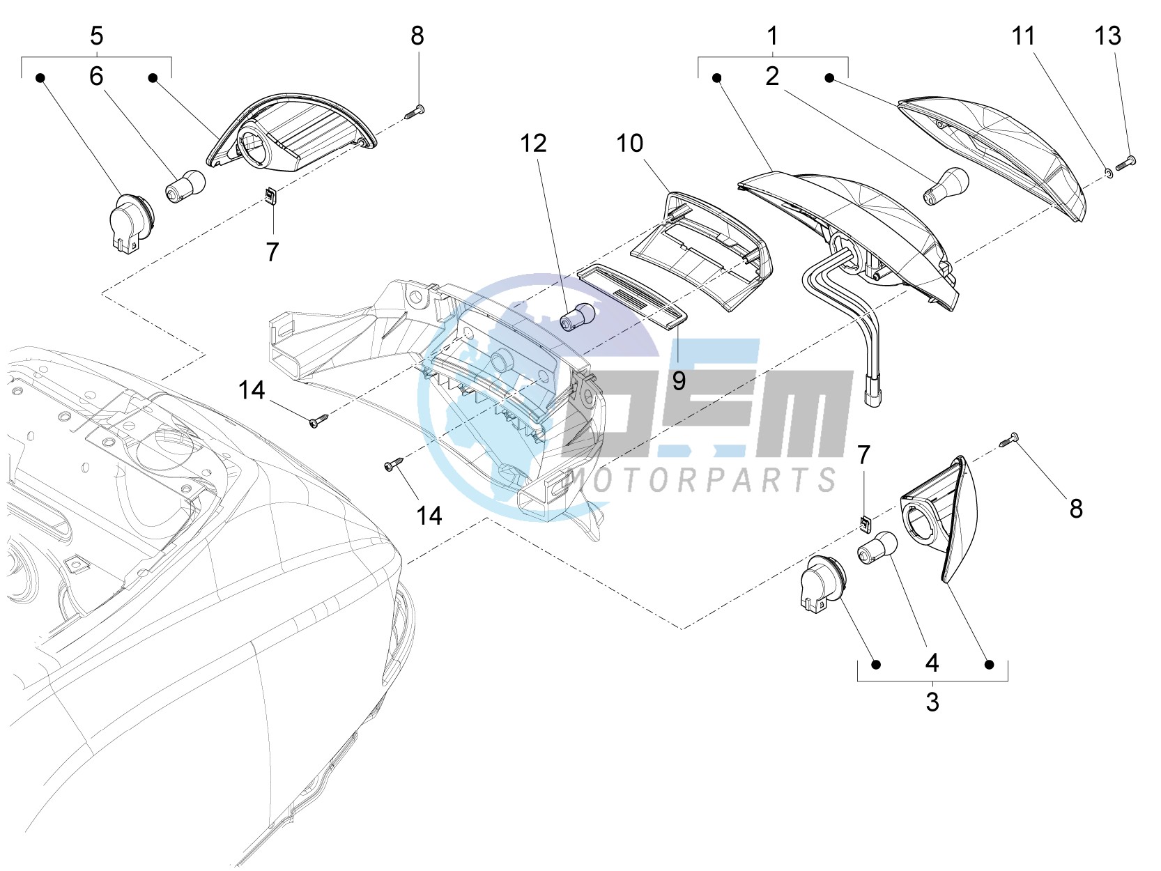 Tail light - Turn signal lamps