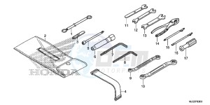 GL1800BG GOLDWING - F6B UK - (E) drawing TOOLS