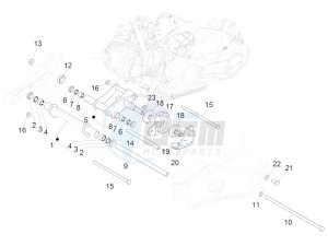 SPRINT 125 4T 3V IGET E2 ABS (APAC) drawing Swinging arm