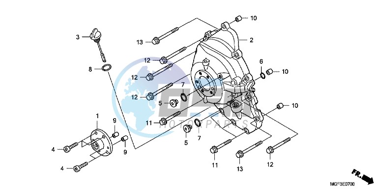 RIGHT CRANKCASE COVER